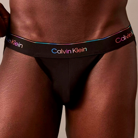 Calvin Klein Men's Microfiber Stretch Pride Jockstrap Size Medium NEW - Picture 1 of 4